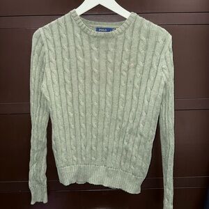 Polo Ralph Lauren Cable Knit Sweater. Size Small. Dark green / olive